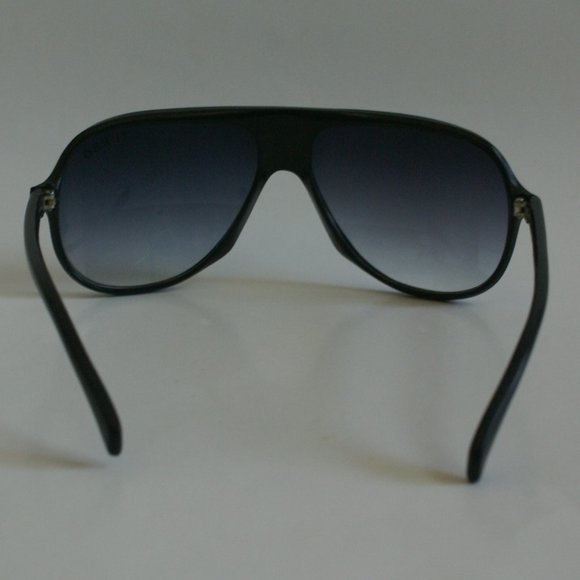 NWOT TruVintage Sports Aviator w/ "Turbo" logo gradient smoke lens Sunglasses - Picture 3 of 4